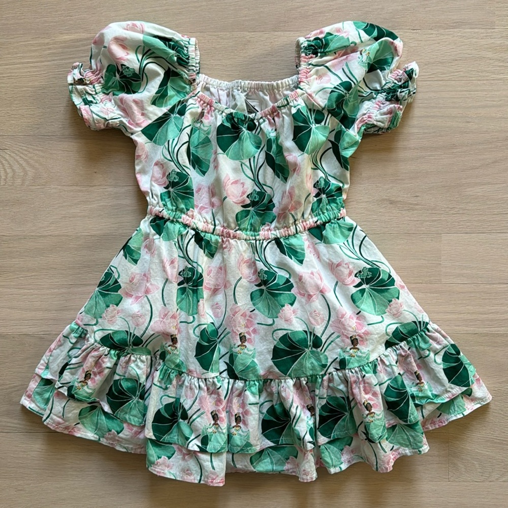 Janie and Jack Disney Princess Frog Dress